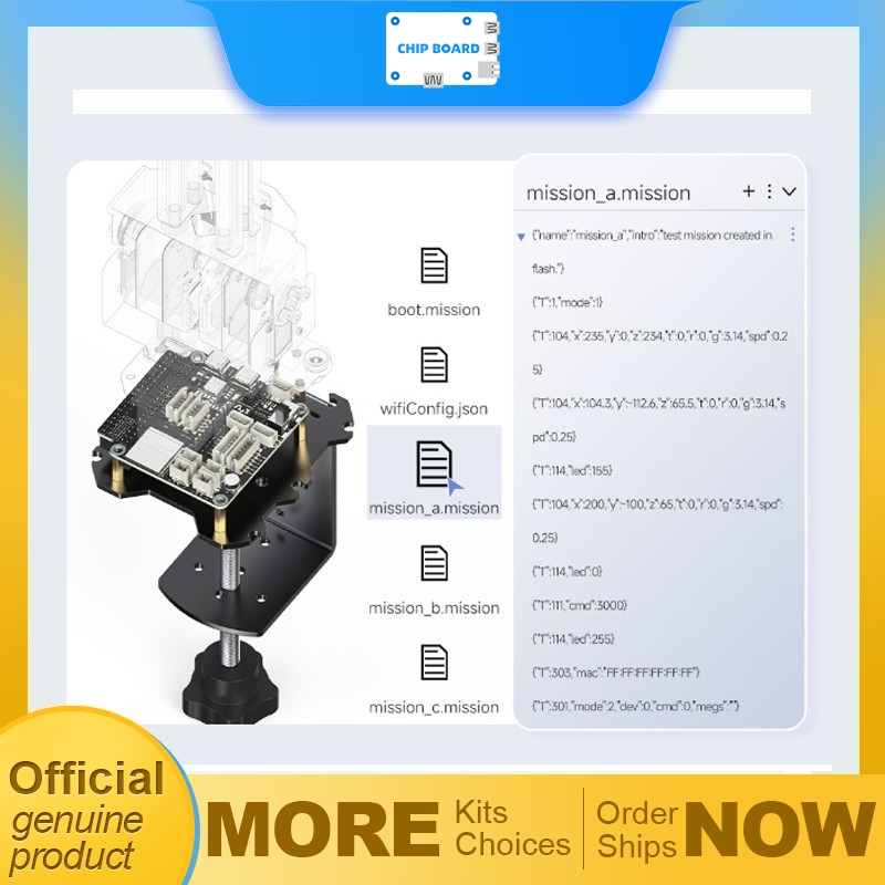 Robot Arm 5 Dof Servo - Waveshare ESP32 based 5 plus 1
