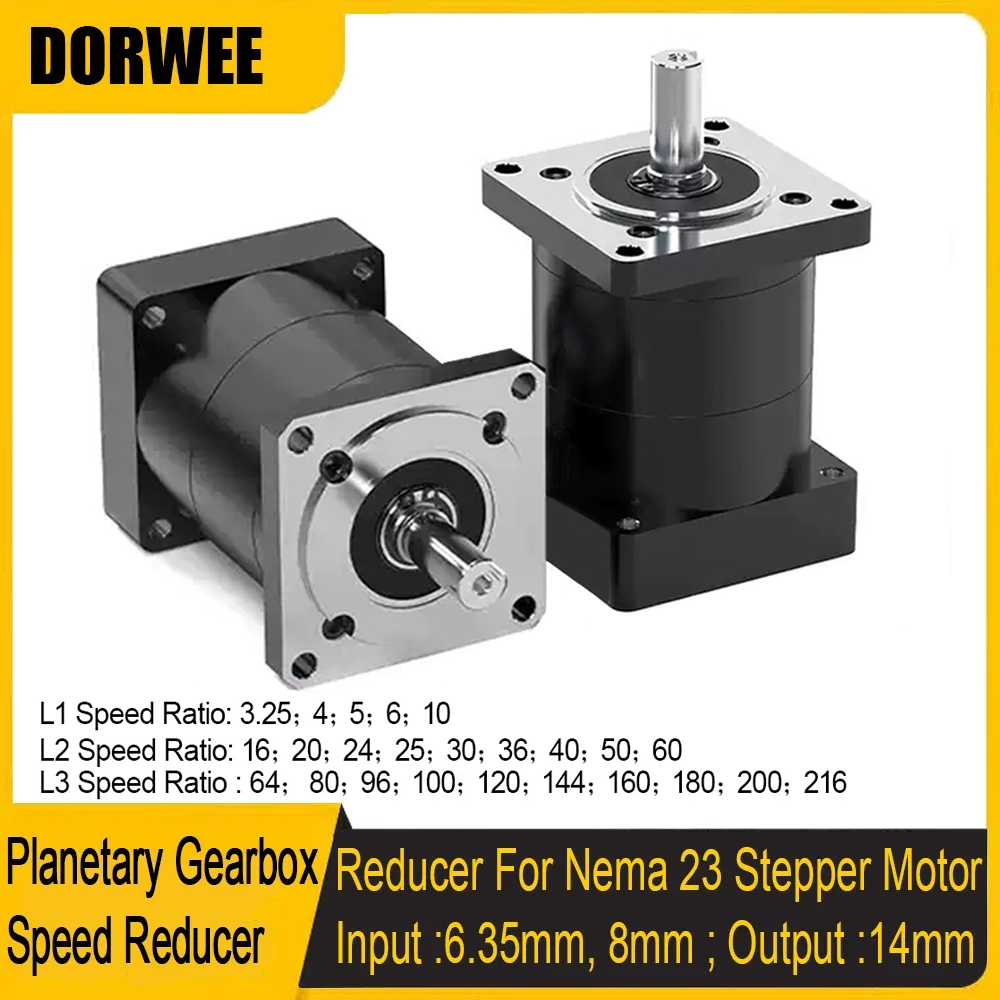 Planetary Gearbox Nema 23 - Nema23 Planetary Gearbox Speed Reducer Step-down