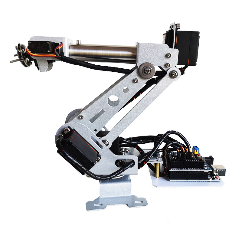 6 Dof Robotic Arm Stainless St - Robotic Arm Kit Arduino ulasan dan harga