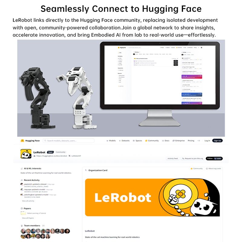 SO-ARM101 Kit (Pro) Low-Cost O - Robotic Arm 6 Axis Desktop ulasan dan harga