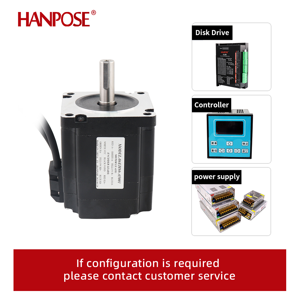 86EH80 Closed Loop NEMA34 6.0A - Stepper Motor Nema 34 Closed Loop ulasan dan harga