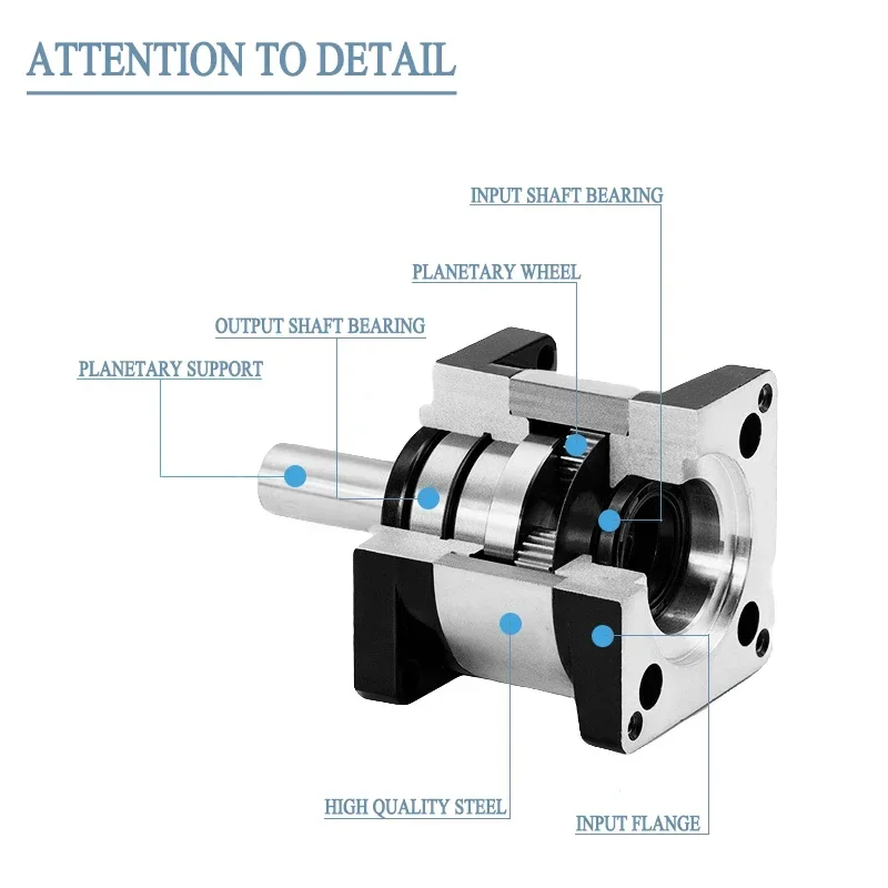 Planetary Gearbox 57 Motor TB6 - Planetary Gearbox Nema 23 ulasan dan harga