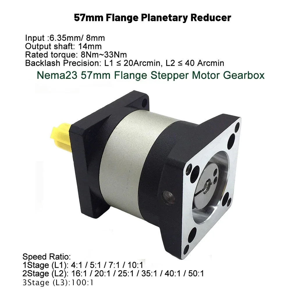 Planetary Gearbox 57 Motor TB6 - Planetary Gearbox Nema 23 ulasan dan harga