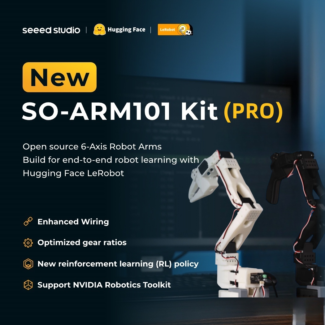 SO-ARM101 Low Cost AI Robot Ar - Robot Arm Teach Pendant ulasan dan harga