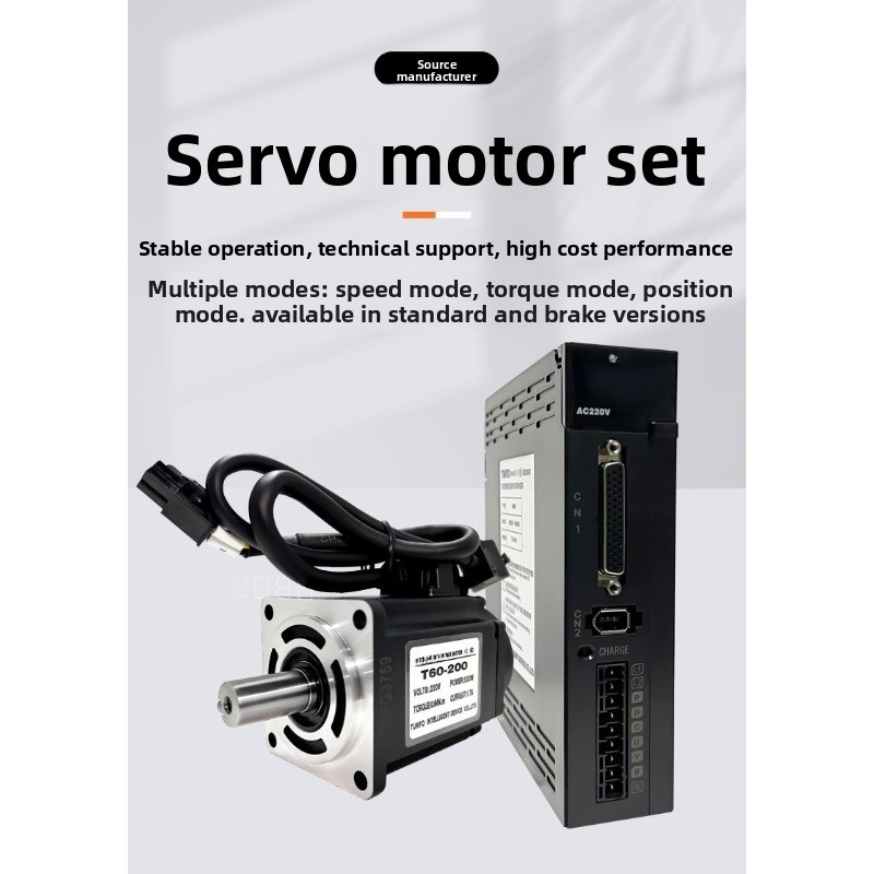 Servo Motor Driver Kit 200W 40 - Servo Motor 750W Ac Driver ulasan dan harga