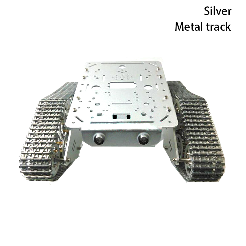 Metal 2WD Tank Chassis with Pl - Robotic Arm Kit Arduino ulasan dan harga