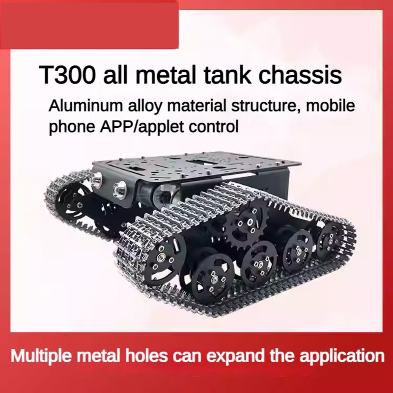 Metal 2WD Tank Chassis with Pl - Robotic Arm Kit Arduino ulasan dan harga