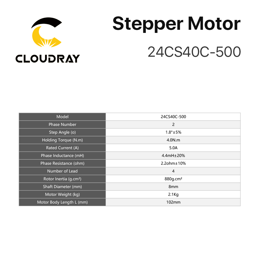 Cloudray Nema 24 Stepper Motor - Stepper Motor Nema 34 Closed Loop ulasan dan harga