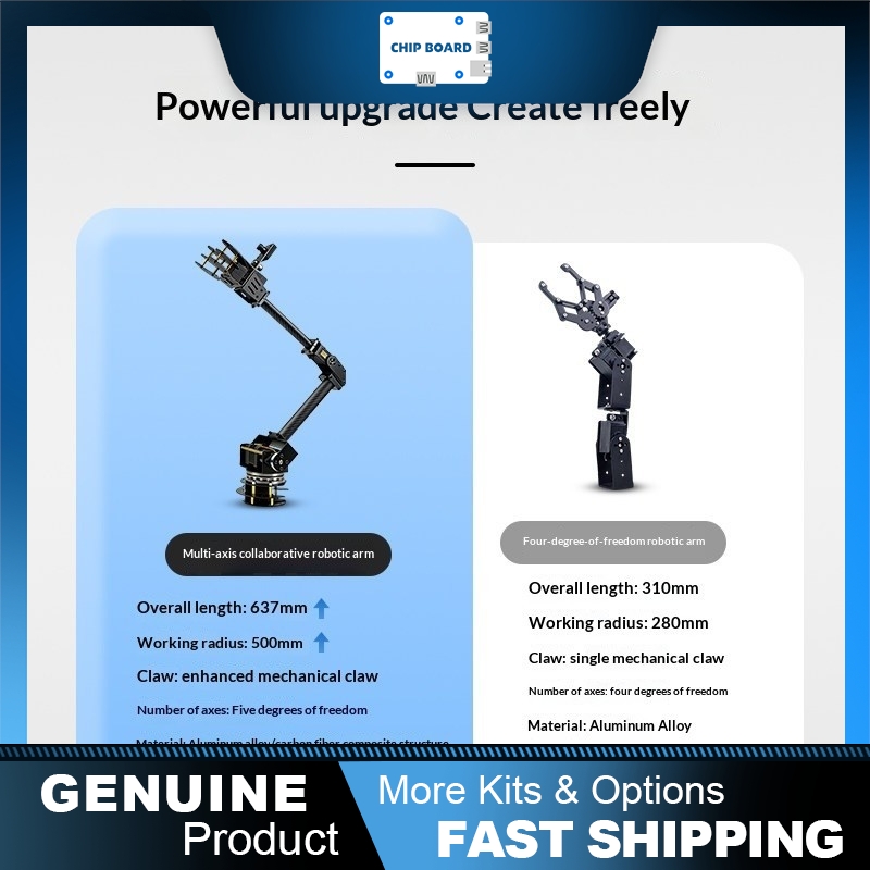 XiaoR 5-DOF Robotic Arm Kit wi - Robot Arm 5 Dof Servo ulasan dan harga