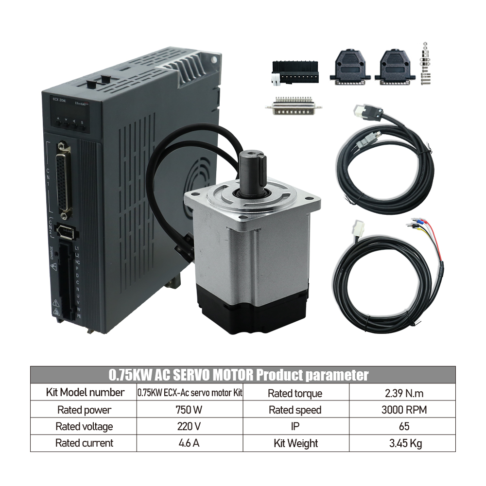 750W AC Servo Motor & ECX Ethe - Servo Motor 750W Ac Driver ulasan dan harga