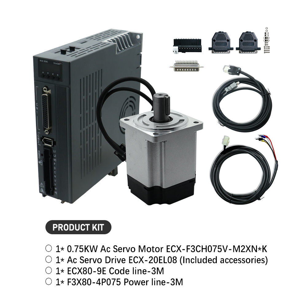 750W AC Servo Motor & ECX Ethe - Servo Motor 750W Ac Driver ulasan dan harga