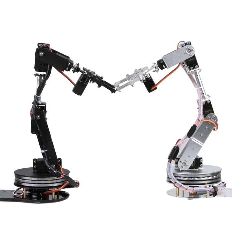 Silver 6 DOF Robotic Arm with  - Robotic Arm Kit Arduino ulasan dan harga