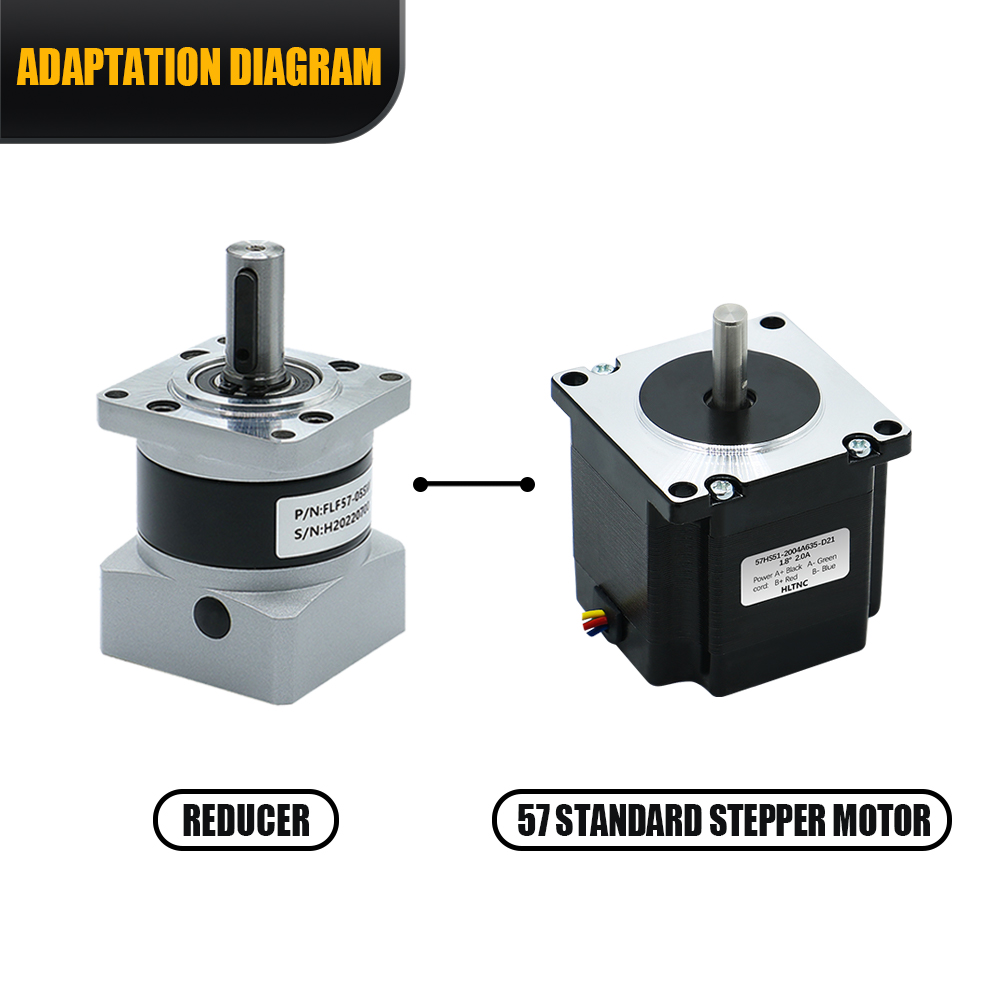 HLTNC FLF 57 Ratio 4 5 10 Nema - Planetary Gearbox Nema 23 ulasan dan harga