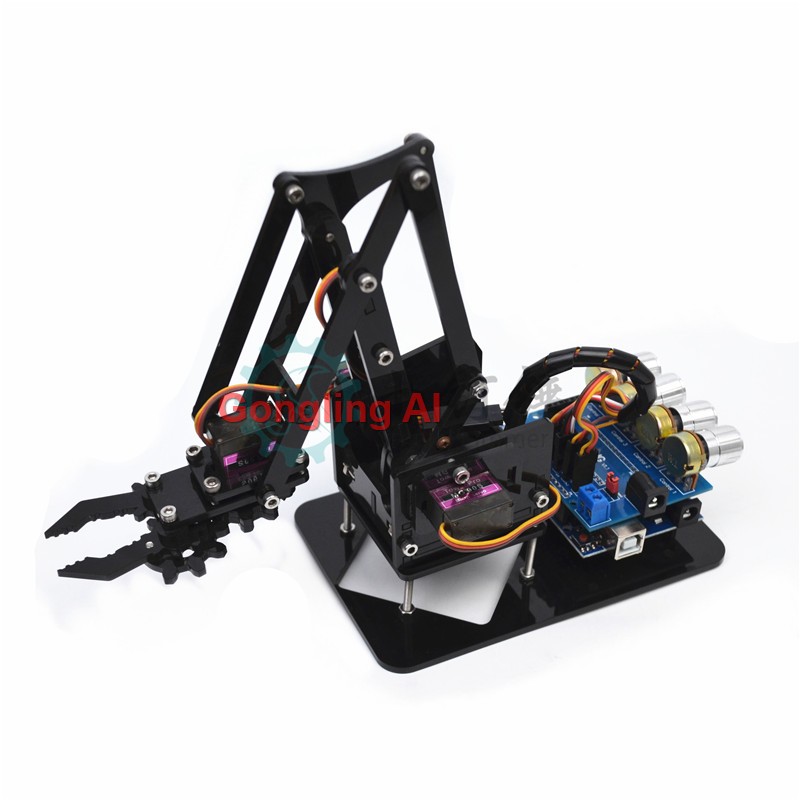 STEM 4 DOF Robot Arm Servo SG9 - Robotic Arm Kit Arduino ulasan dan harga