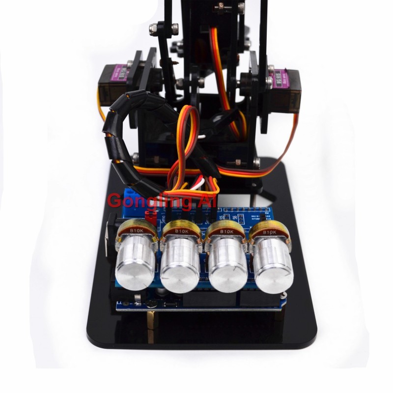 STEM 4 DOF Robot Arm Servo SG9 - Robotic Arm Kit Arduino ulasan dan harga