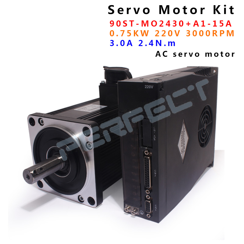 90ST-M02430 0.75KW 220V AC Ser - Servo Motor 750W Ac Driver ulasan dan harga