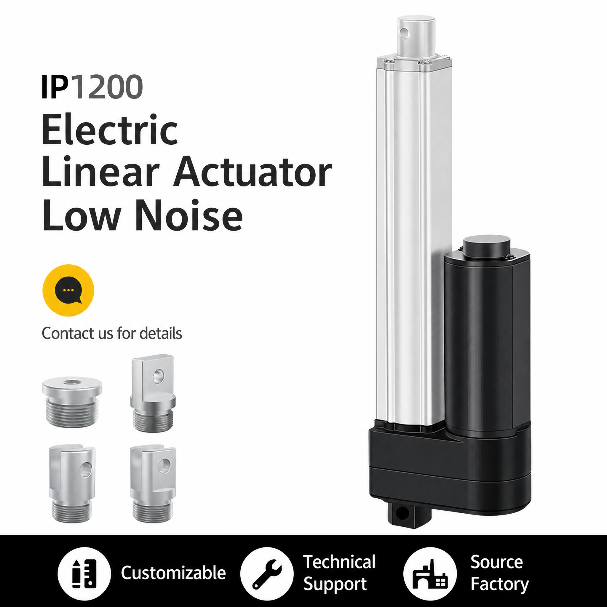 IP1200 Electric Linear Actuato - Linear Actuator Electric 1000Mm ulasan dan harga
