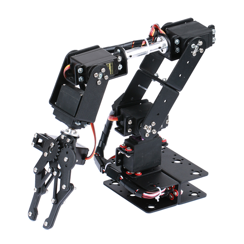 STEAM DIY 6 DOF Robot Metal Al - Robotic Arm Kit Arduino ulasan dan harga