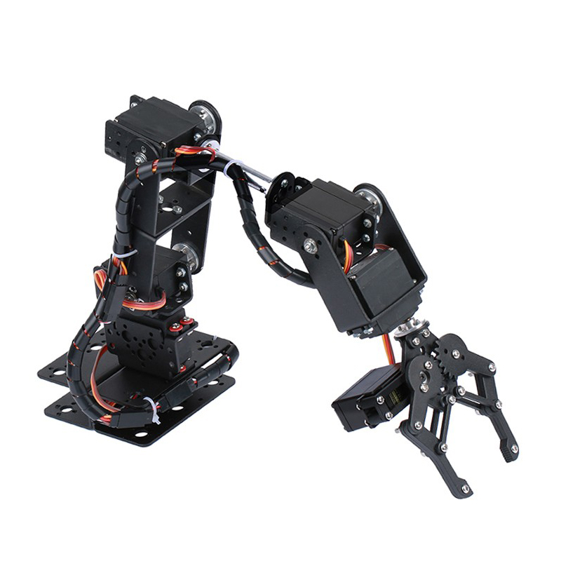 STEAM DIY 6 DOF Robot Metal Al - Robotic Arm Kit Arduino ulasan dan harga
