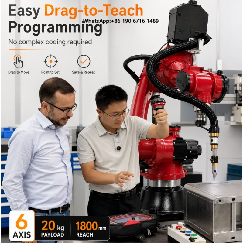 High Precision 6 Axis Industri - Industrial Robot Arm 20Kg Payload ulasan dan harga