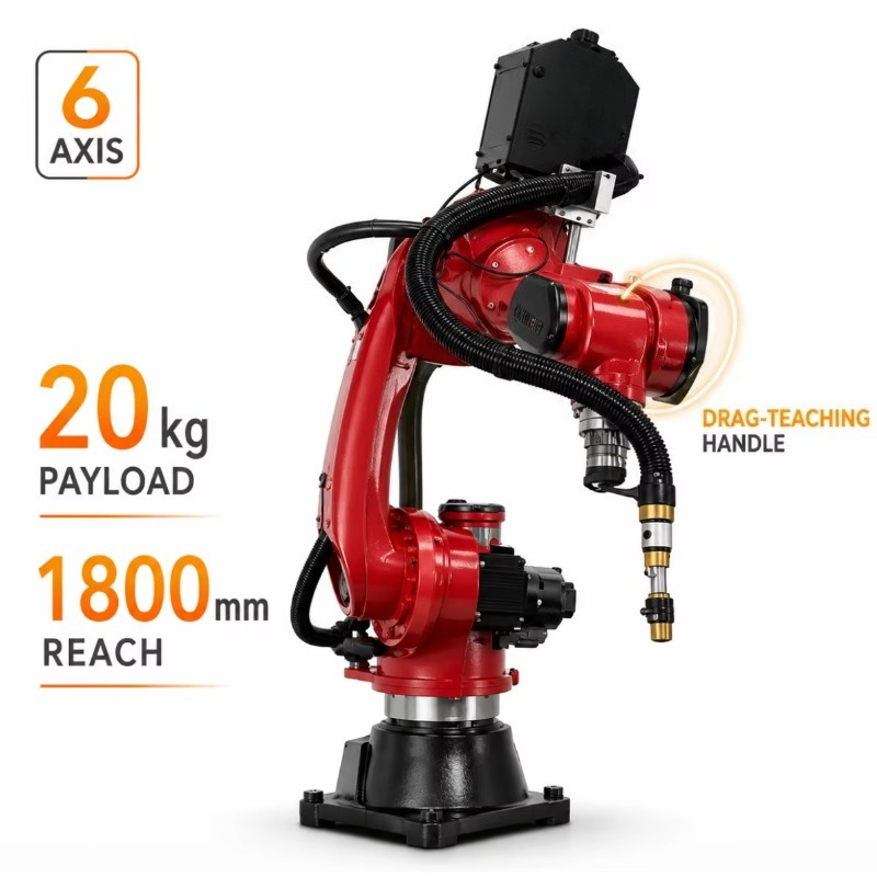 High Precision 6 Axis Industri - Industrial Robot Arm 20Kg Payload ulasan dan harga