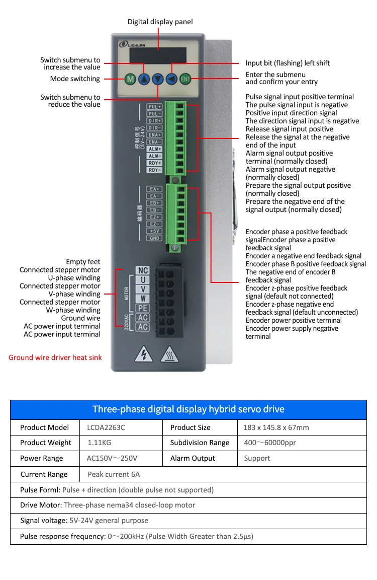 2026 LICHUAN 3PH Nema34 6/6.8/ - Stepper Motor Nema 34 Closed Loop ulasan dan harga