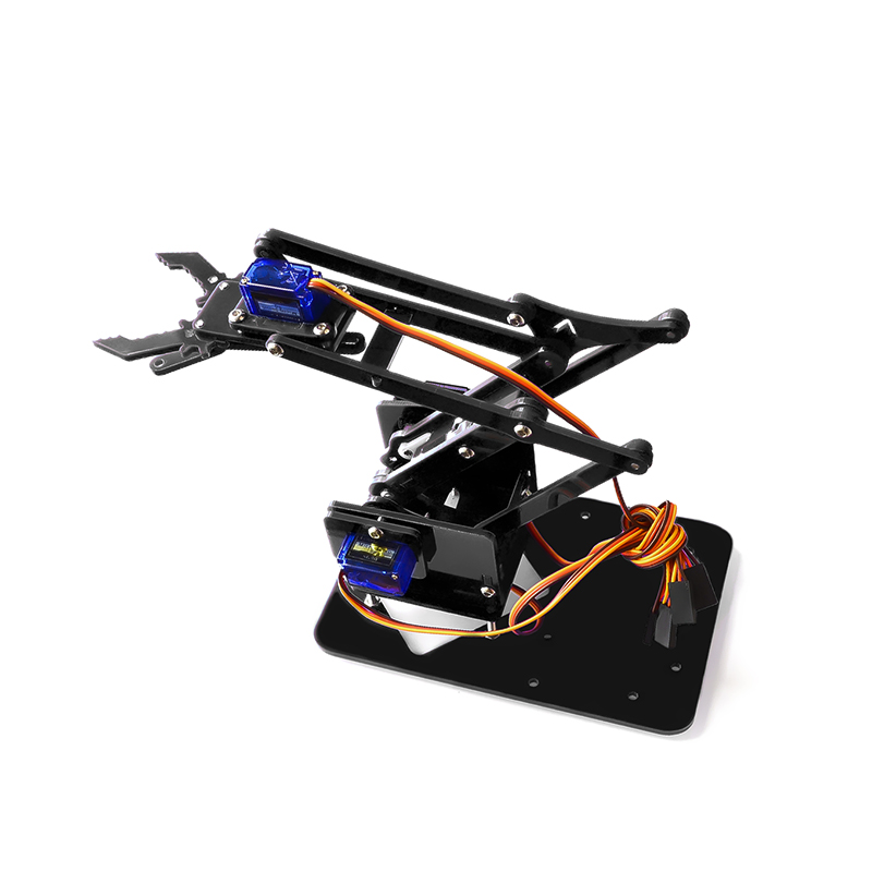 4 DOF Unassembly Acrylic Mecha - Robotic Arm Kit Arduino ulasan dan harga