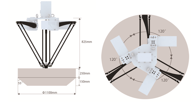 Parallel Delta Robot for High- - Robot Gripper Electric Parallel ulasan dan harga