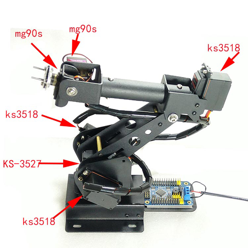6 DOF Robot Arm ABB Industrial - Robotic Arm Kit Arduino ulasan dan harga