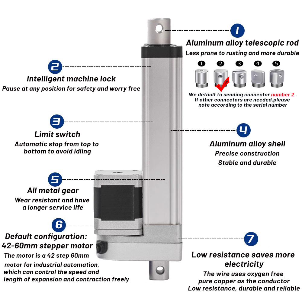 High Precision Linear Actuator - Linear Actuator Electric 1000Mm ulasan dan harga
