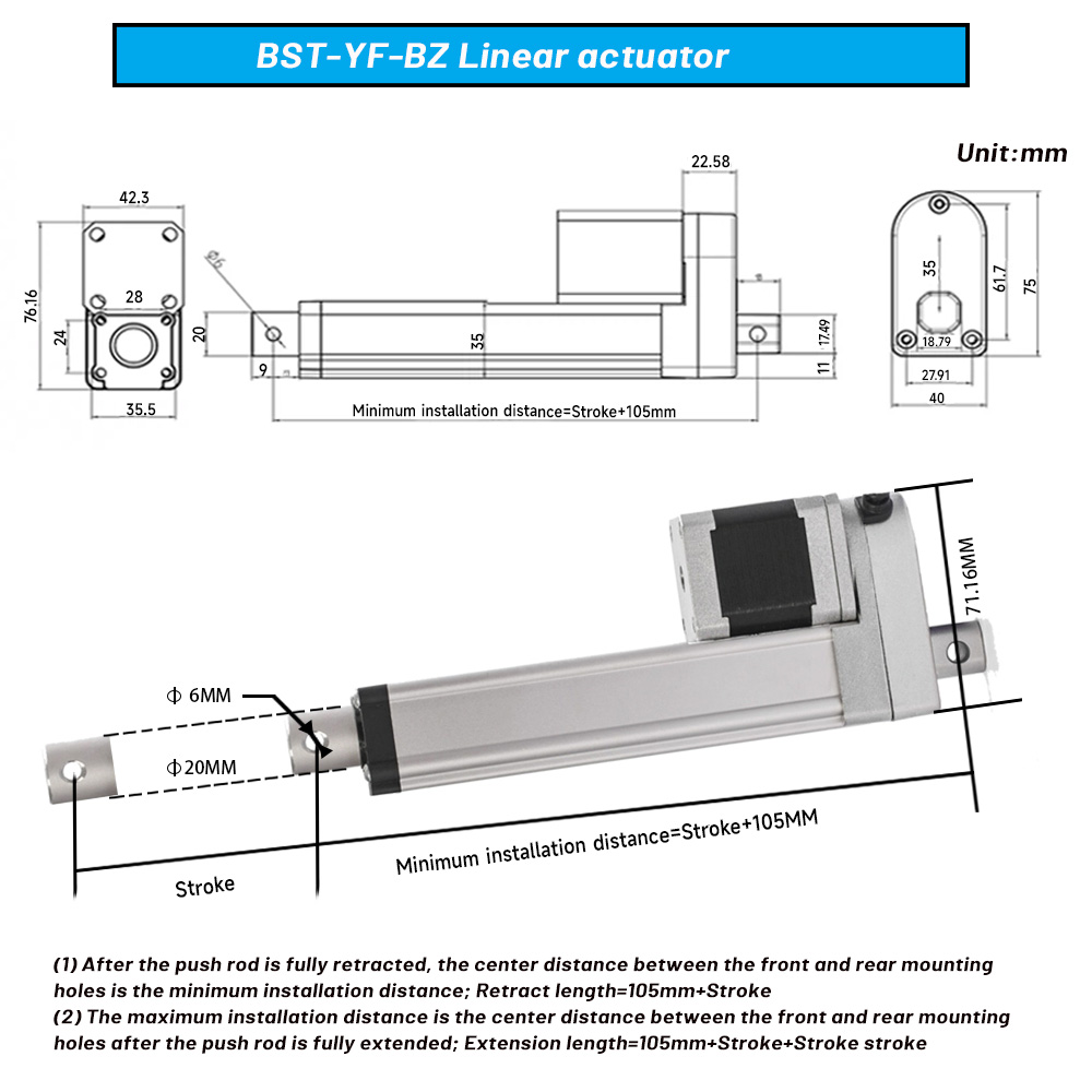 High Precision Linear Actuator - Linear Actuator Electric 1000Mm ulasan dan harga