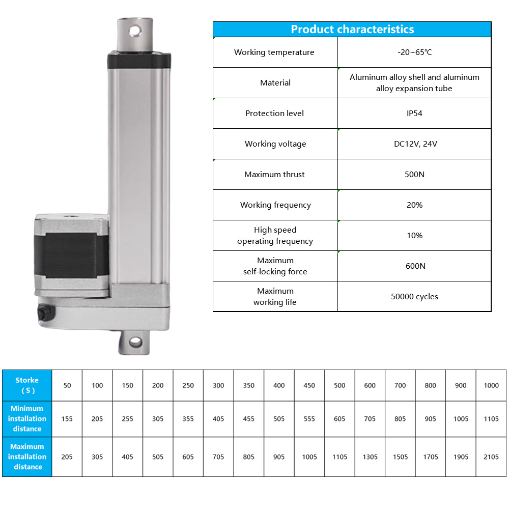High Precision Linear Actuator - Linear Actuator Electric 1000Mm ulasan dan harga