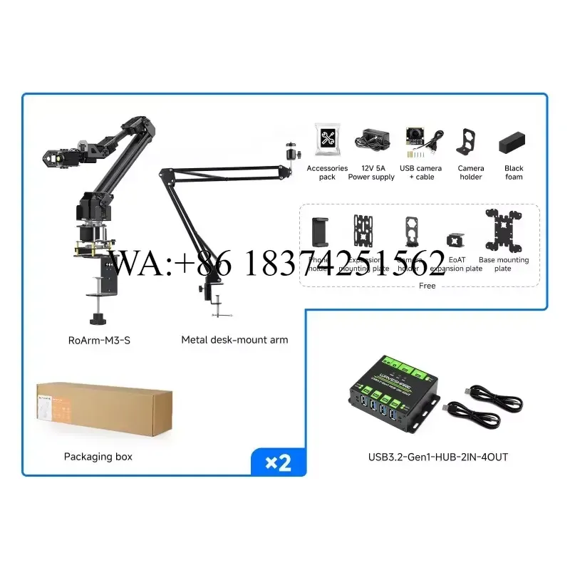 Wmwmnu for 5+1 DOF High Torque - Robot Arm 5 Dof Servo ulasan dan harga